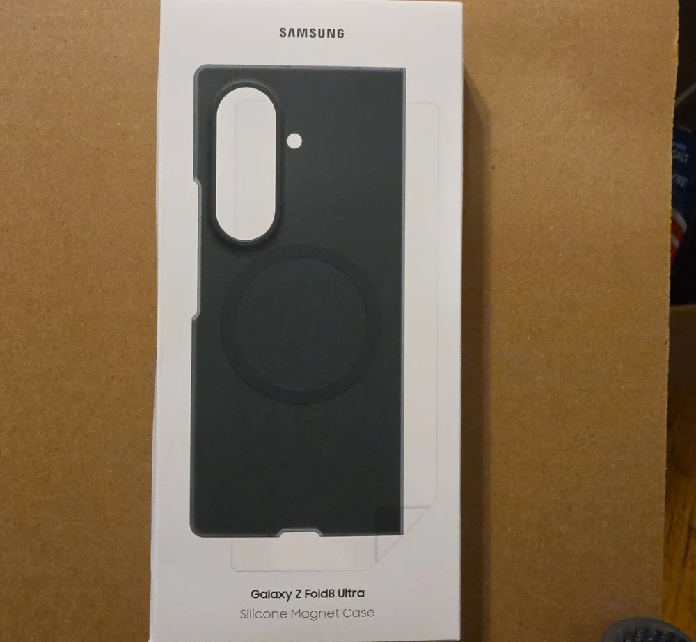Samsung Silicone Magnet Case for Galaxy Z Fold8 Ultra - Black